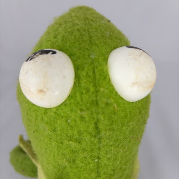 Vintage 1976 Fisher Price #850 Kermit the Frog 18” Stuffed Plush Doll Jim Henson - Picture 3 of 9